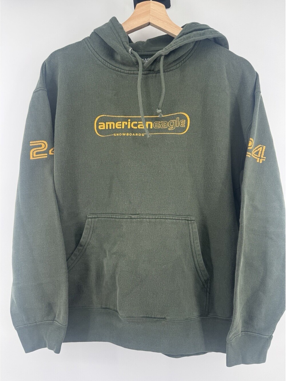 Vintage Y2K American Eagle Men’s Hoodie Size Small